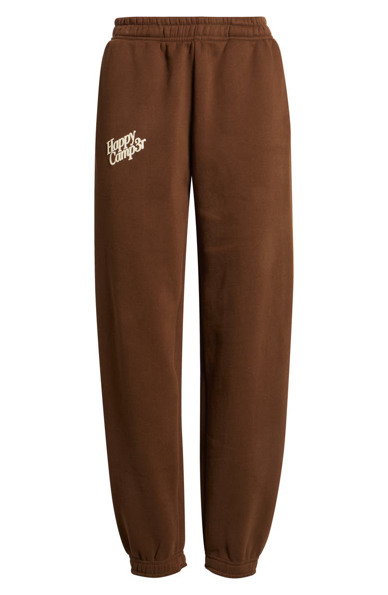 HAPPY CAMP3R Puff Series Core Logo Cotton Blend Joggers, Alternate, color, Chestnut Brown