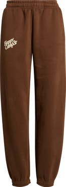 HAPPY CAMP3R Puff Series Core Logo Cotton Blend Joggers