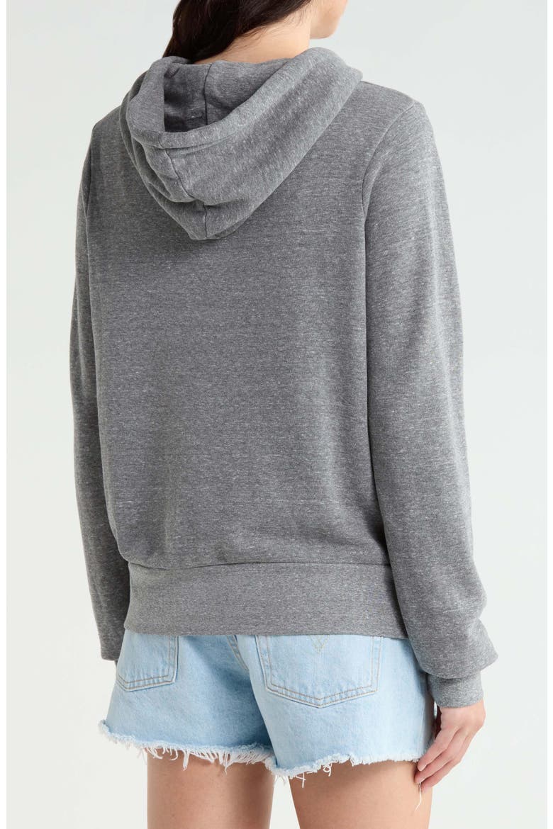 Mountain Stitch Chevron Zip Hoodie, Alternate, color, HEATHER GREY