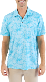 Kenny Flowers The Ocean Round - Light Blue Golf Shirt