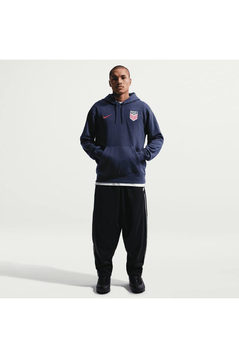 Men's Nike Navy USMNT Club Hoodie, Alternate, color, Navy