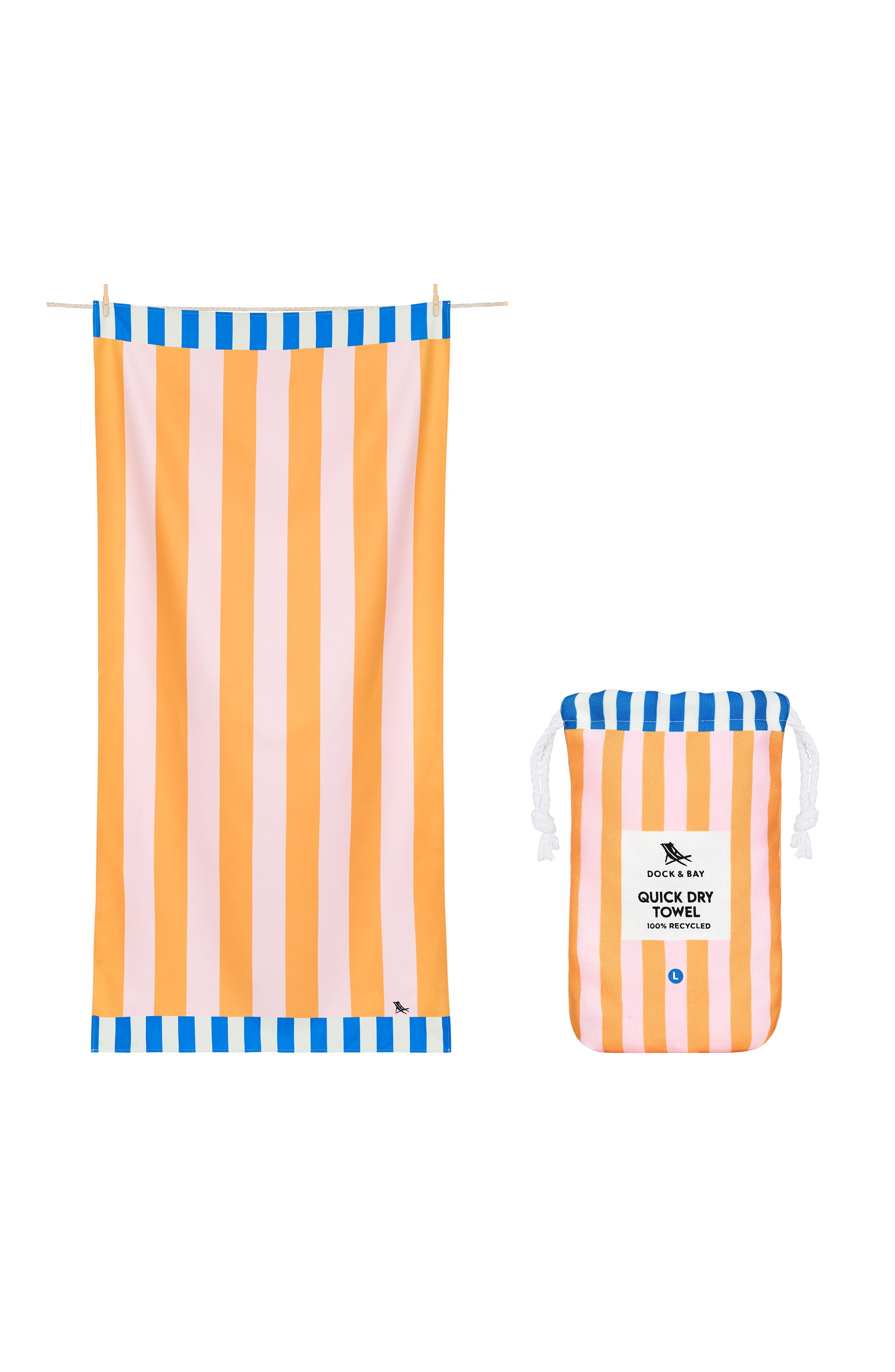 Dock & Bay Beach Towel In Yellow