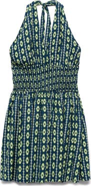 MANGO TEEN Print Halter Dress