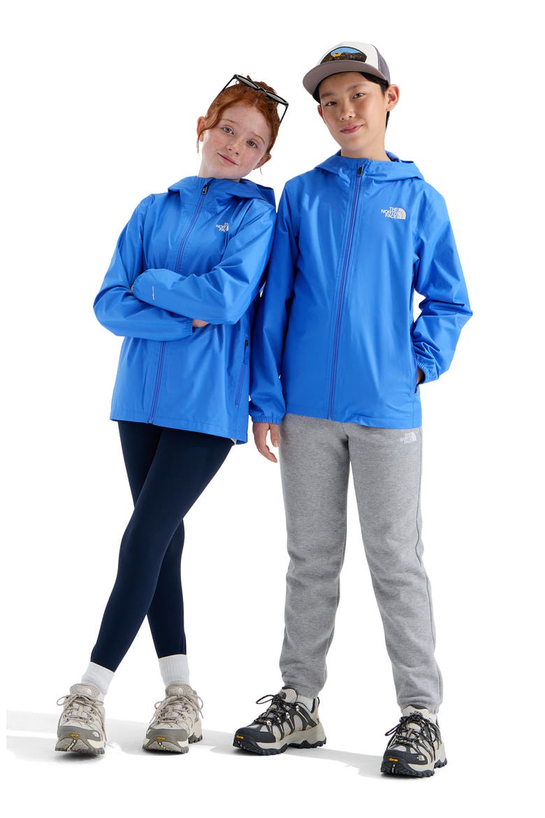 Kids' Zipline Rain Jacket, Alternate, color, ACTIVE BLUE