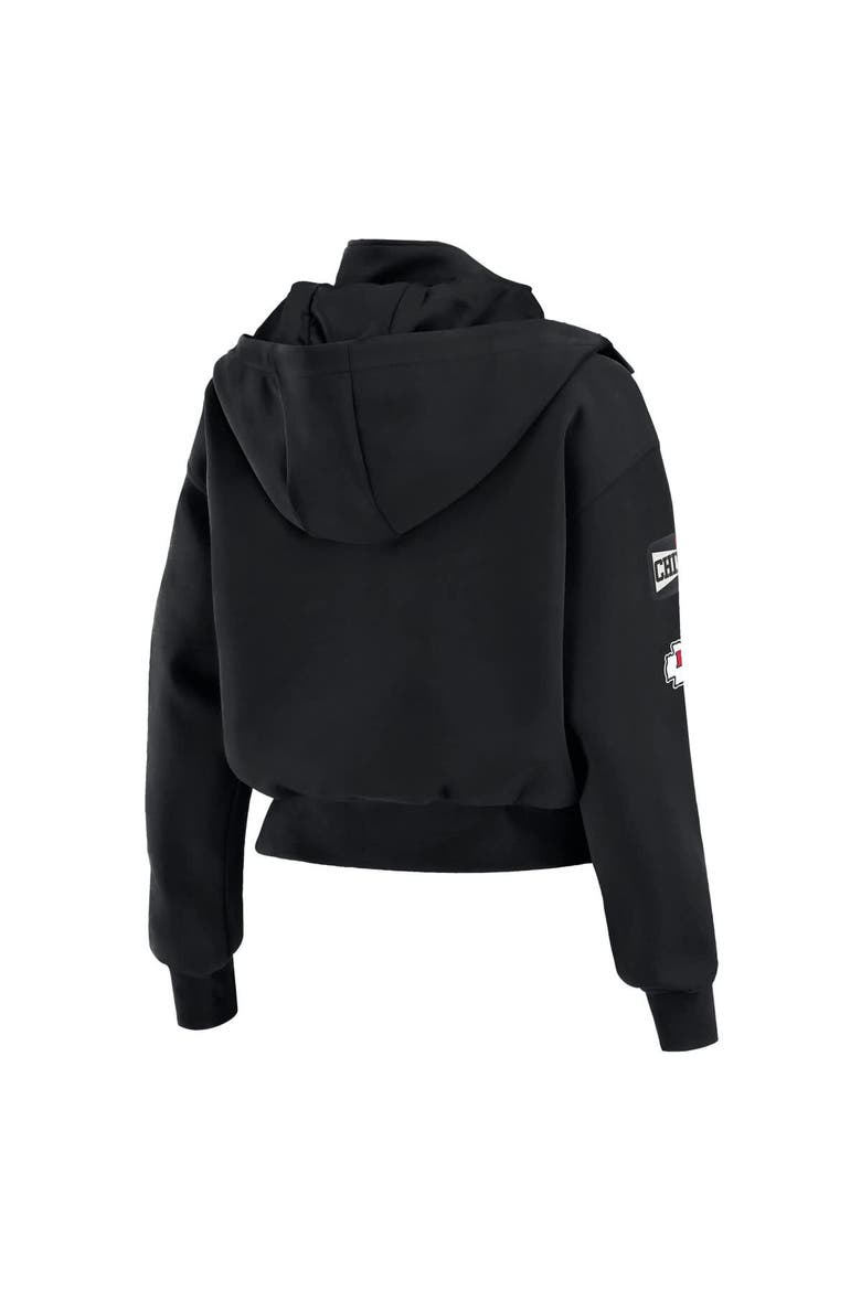 Women's WEAR by Erin Andrews  Black Kansas City Chiefs Patch Pocket Bomber Jacket, Alternate, color, Black