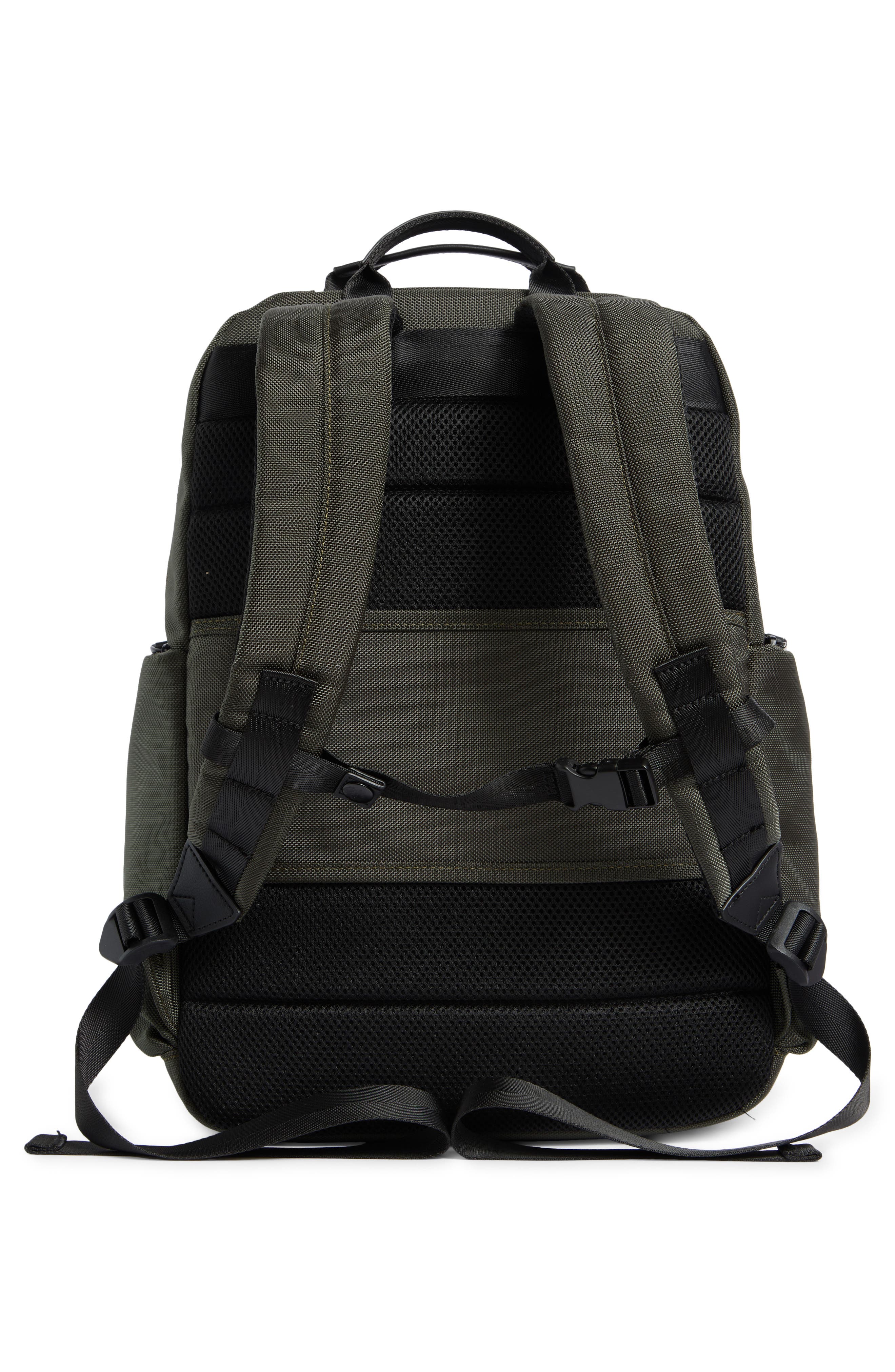 Ballistic Nylon Laptop Backpack, Alternate, color, OLIVE