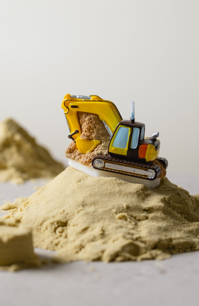 Southlake gifts Toy Tractor Candle, Alternate, color, Yellow / Brown / Orange