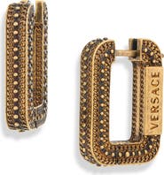 Versace Axis Hoop Earrings