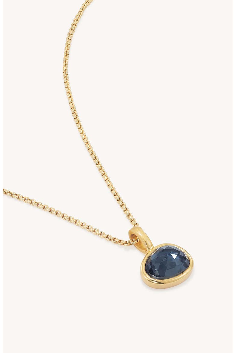 Cala Iridescent Hematite Pendant Necklace, Alternate, color, IRIDESCENT HEMATITE/ GOLD