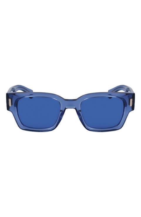Rivets 52mm Square Sunglasses