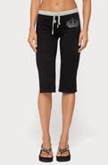 EDIKTED Crown Low Waist Capri Pants
