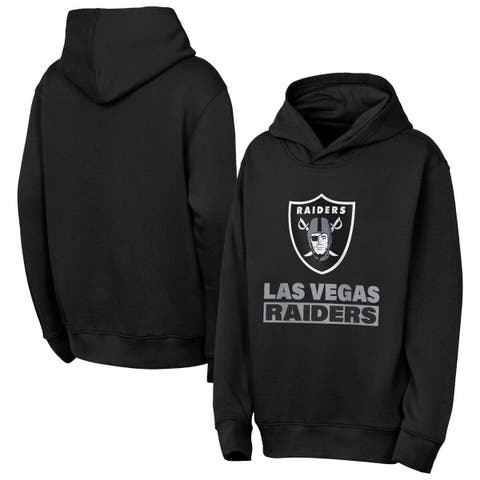 Youth Outerstuff  Black Las Vegas Raiders Back to Basics Hoodie