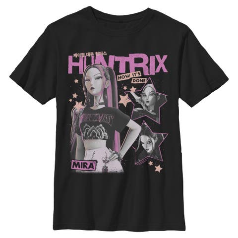 Boy's KPop Demon Hunters Pop Star Huntrix Mira  Graphic T-Shirt