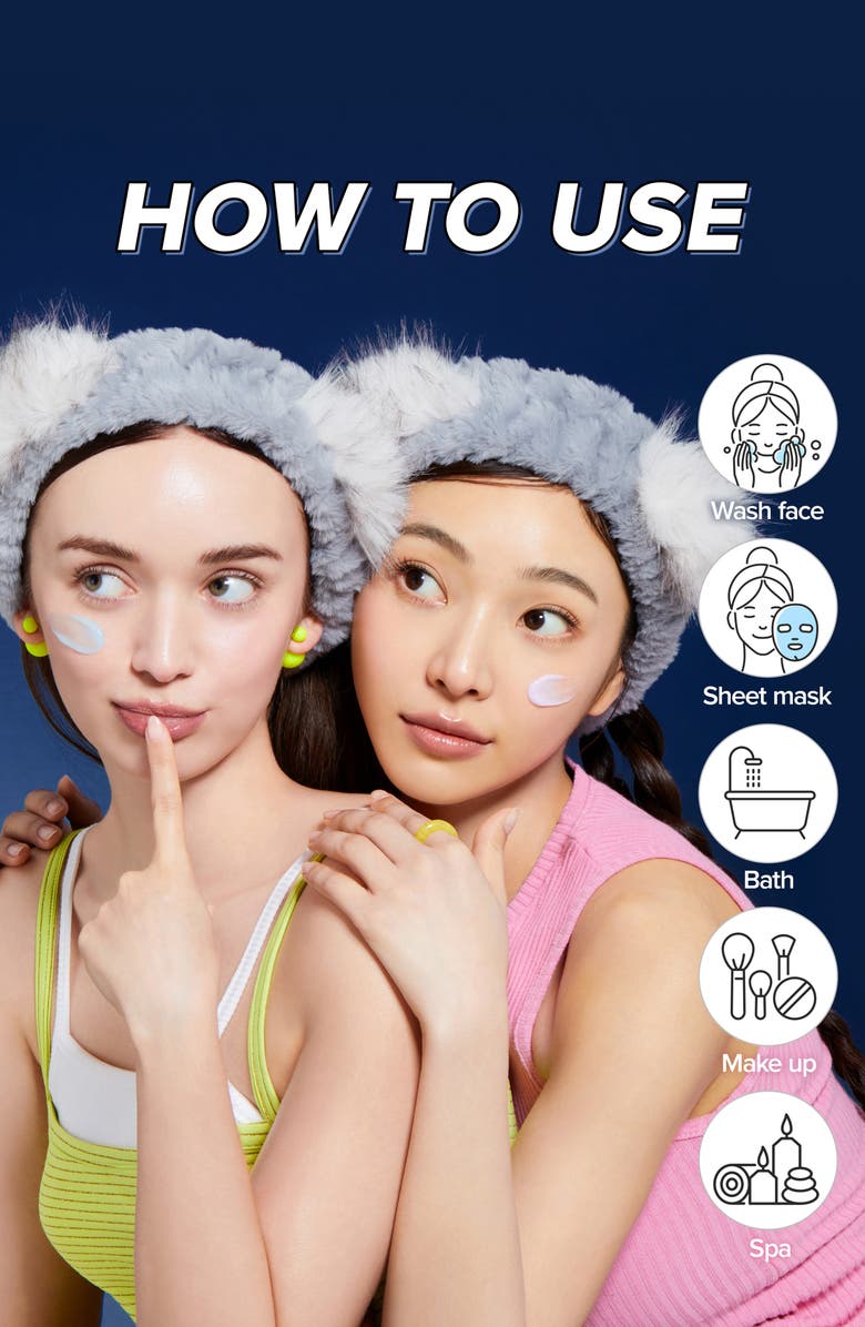 I DEW CARE Koala Skin Care Headband, Alternate, color, 