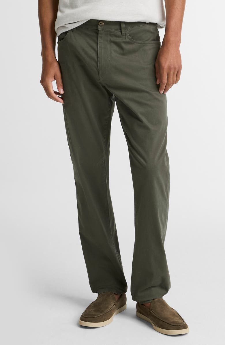 Vince Dylan Lightweight Stretch Sateen Chinos, Main, color, Sycamore