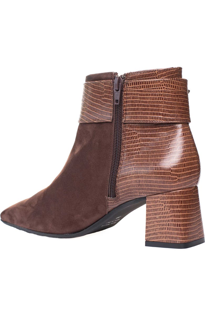 Ron White Lana Weatherproof Buckle Bootie, Alternate, color, Chocolate