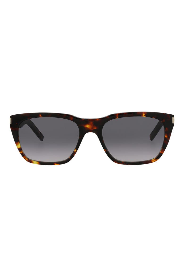 56mm Square Sunglasses, Main, color, HAVANA HAVANA GREY