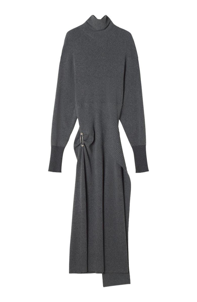 Lanvin Wool And Cashmere Midi Dress, Alternate, color, Dove