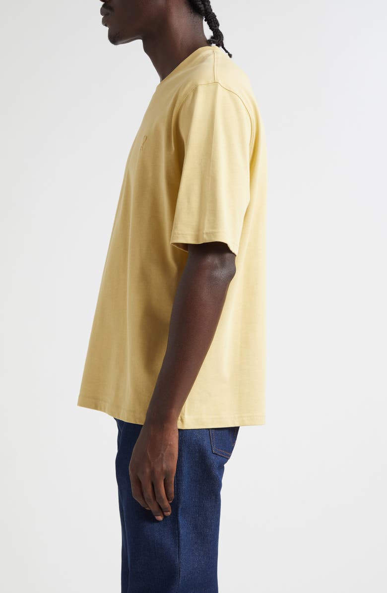 AMI PARIS Ami de Coeur Cotton T-Shirt, Alternate, color, Anis