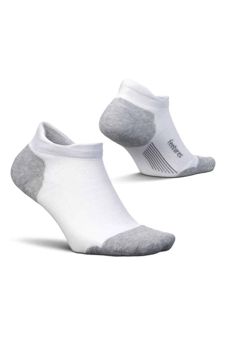 Elite Max Cushion No Show Tab Ankle Socks  Sport Sock with Targeted Compression, Main, color, Pearl