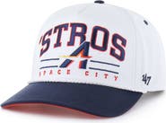'47 Men's '47  White Houston Astros City Connect Roscoe Hitch Adjustable Hat