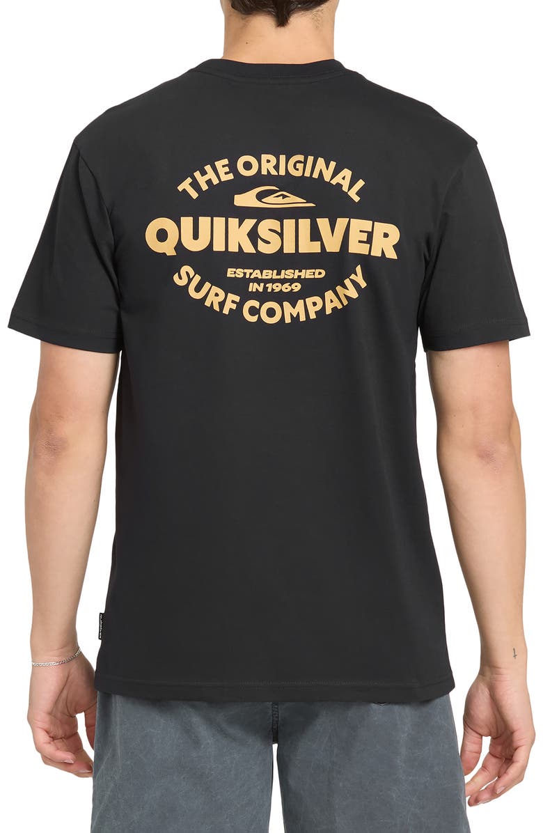 Quiksilver The Shed Short Sleeve Graphic T-Shirt, Alternate, color, Black