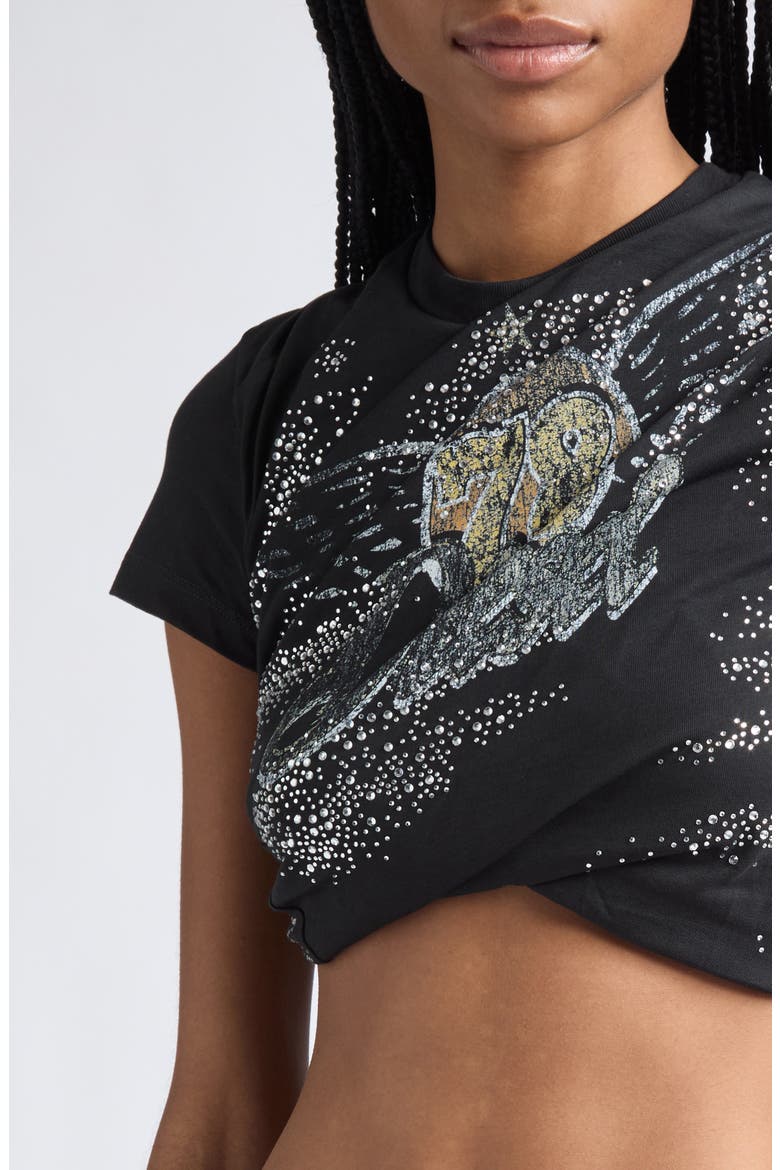 World Tour Graphic Crystal Cotton Tee, Alternate, color, BLACK