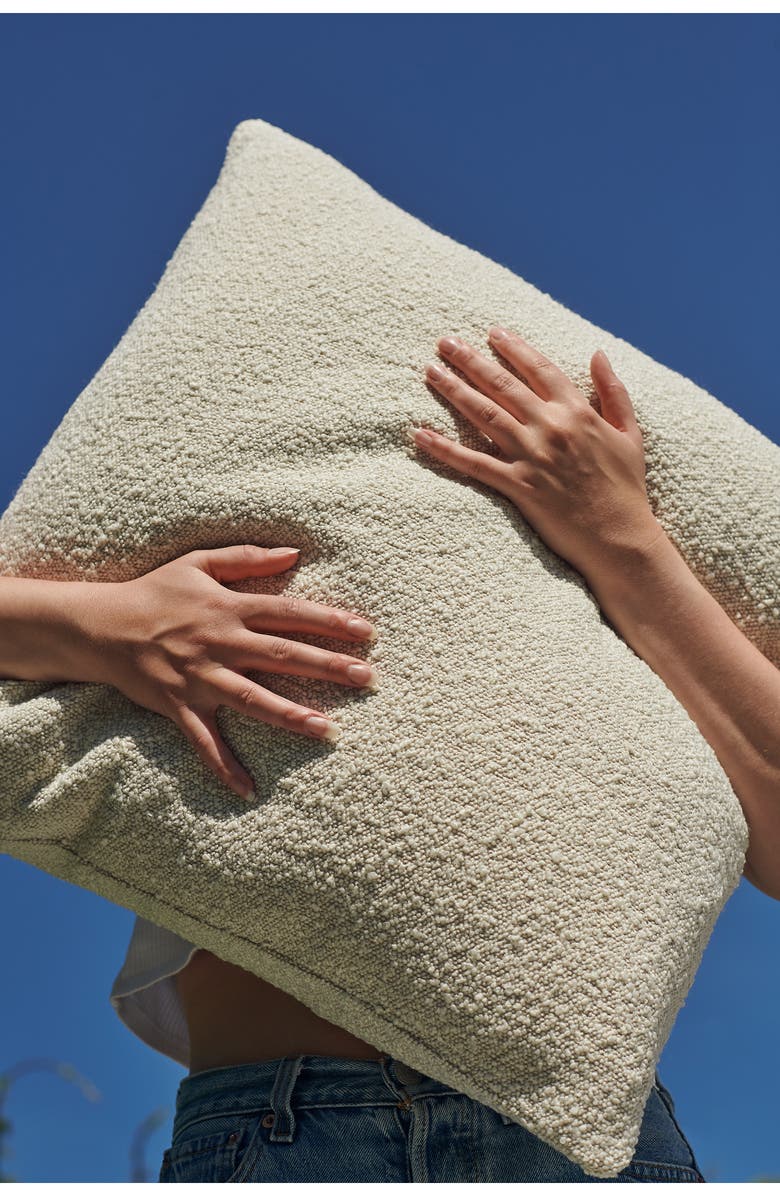 HOMMEY Essential Bouclé Pillow Cover, Alternate, color,