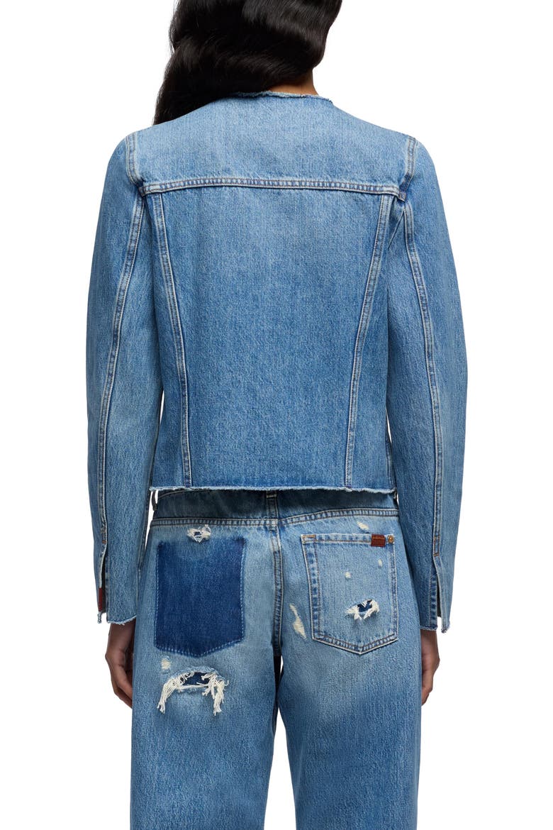 Vicky Denim Jacket, Alternate, color, SHADOWCREST