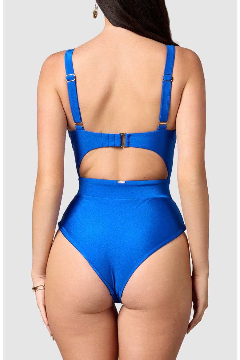 Aspire One-Piece Swimsuit, Alternate, color, Cobalt