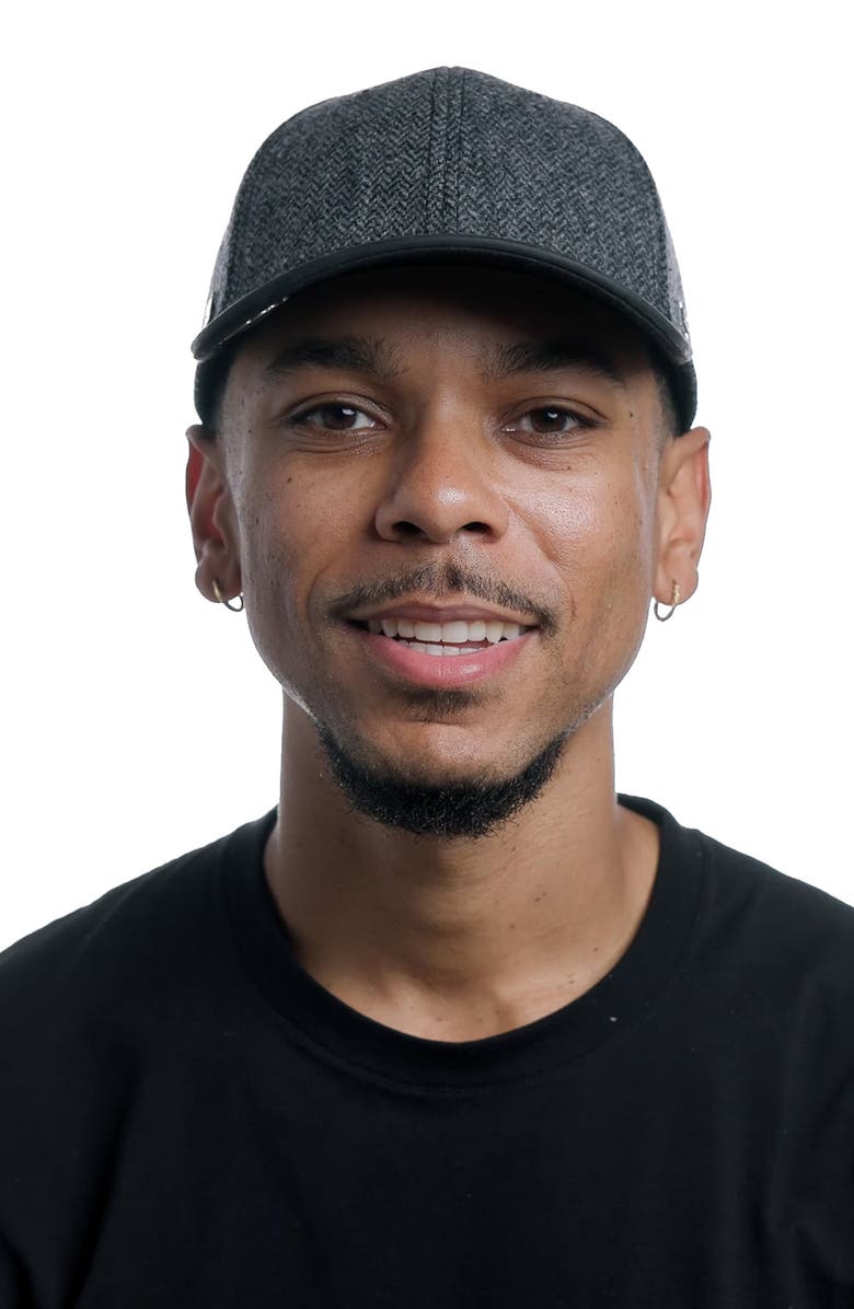 Melin Thermal A-Game Scout Adjustable Baseball Cap, Alternate, color, Charcoal Herringbone