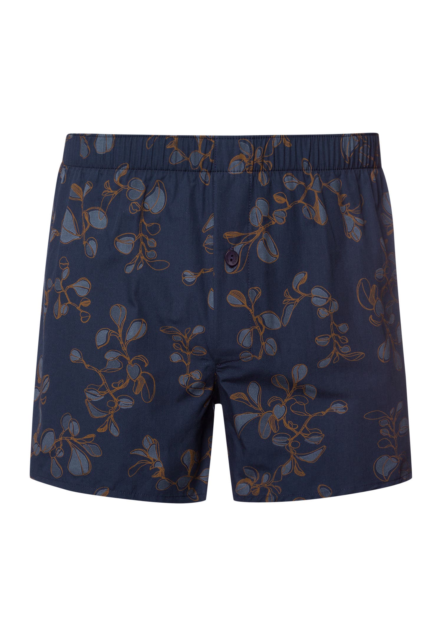 Navy Ink Leaves
