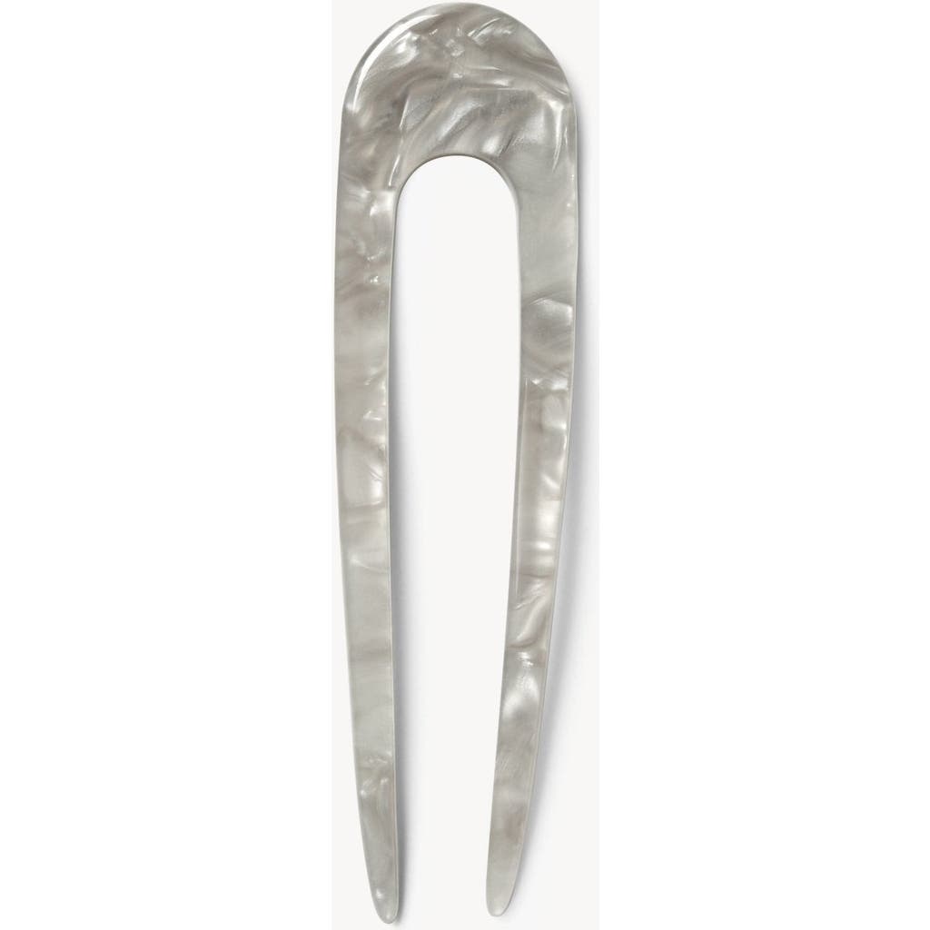 Machete French Hair Pin In Gray