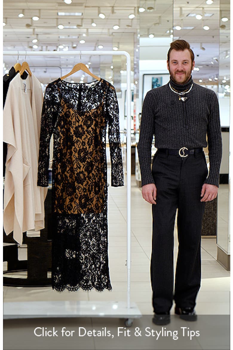 Long Sleeve Lace Dress video