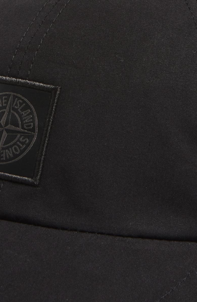 Stone Island Ghost Compass Logo Patch Baseball Cap, Alternate, color, V0029 Black