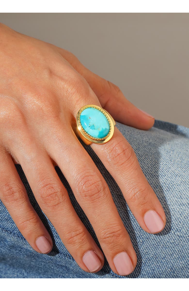 YS GEMS Mohave Turquoise Ring, Alternate, color, Blue