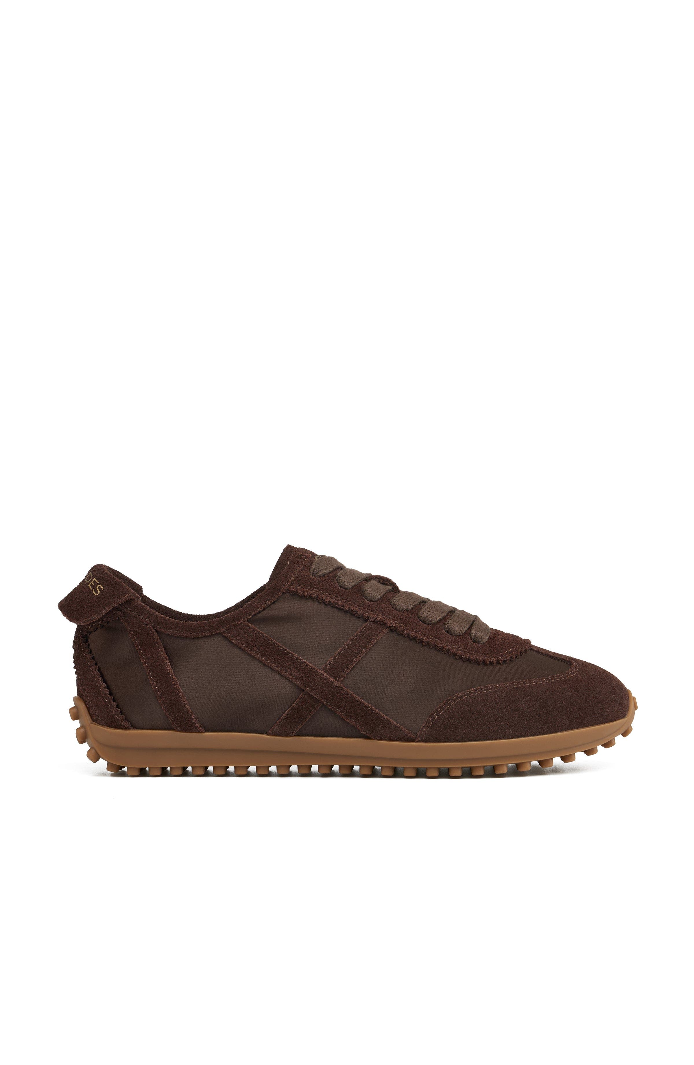 JSlides Women's Emily Sneaker, Main, color, Chocolate