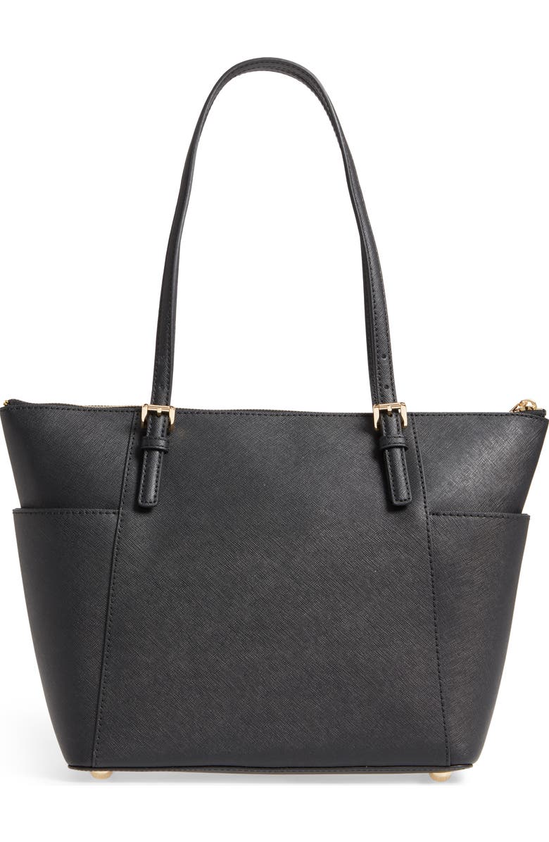 MICHAEL Michael Kors 'Jet Set' Leather Tote, Alternate, color,