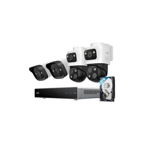 PoE NVR System S4, 4-Cam, 2TB HDD, PoE Wired