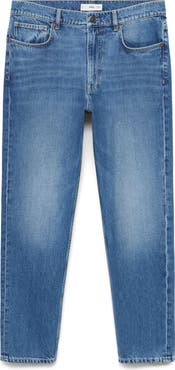 MANGO Lore Tapered Straight Leg Jeans