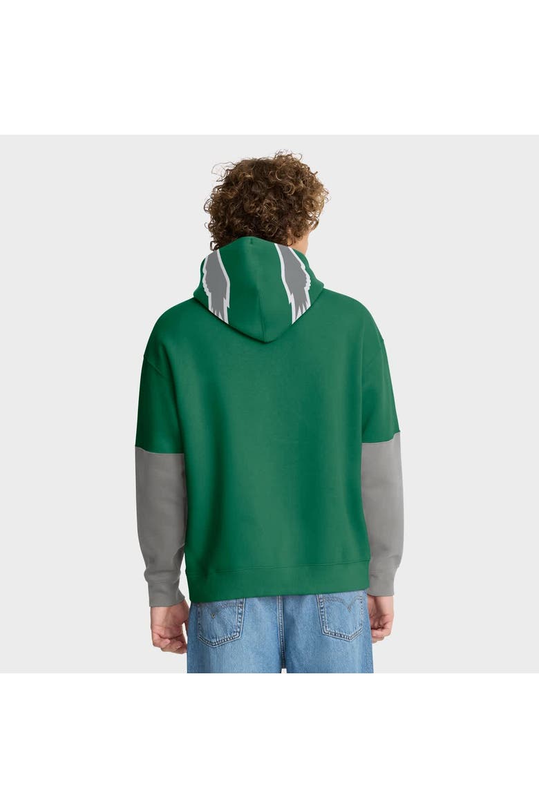 Men's Fanatics Kelly Green Philadelphia Eagles Helmet Retro Pullover Hoodie, Alternate, color, Kelly Green