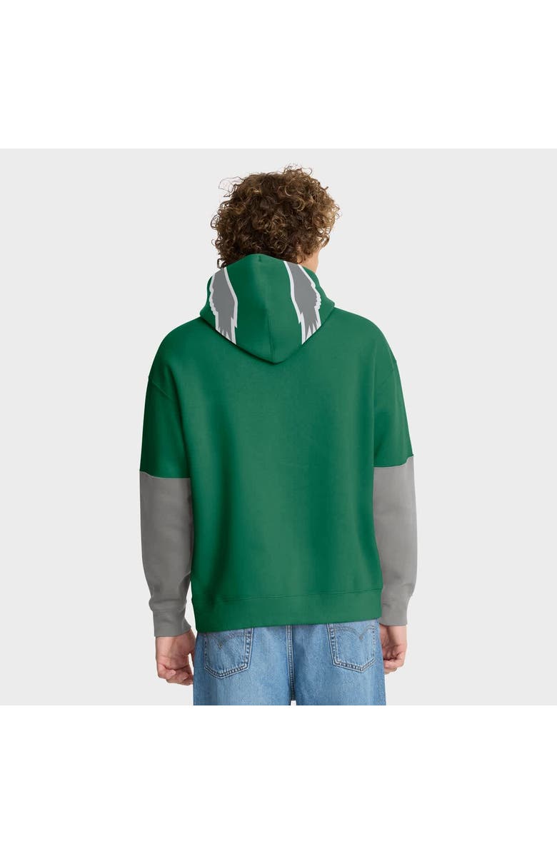 FANATICS Men's Fanatics Kelly Green Philadelphia Eagles Helmet Retro Pullover Hoodie, Alternate, color, Kelly Green