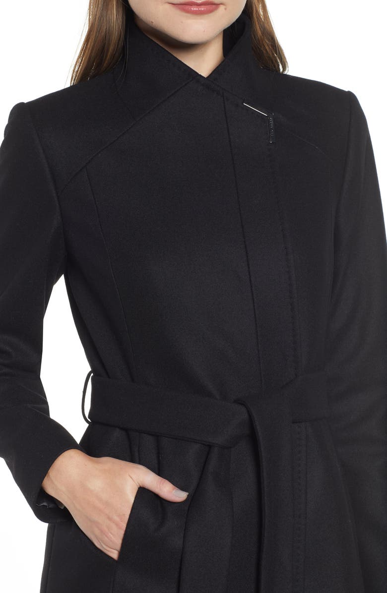 Ted Baker London Ellgenc Belted Wrap Coat, Alternate, color, 