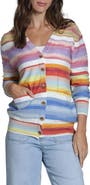 APNY Space Dye Stripe Cardigan