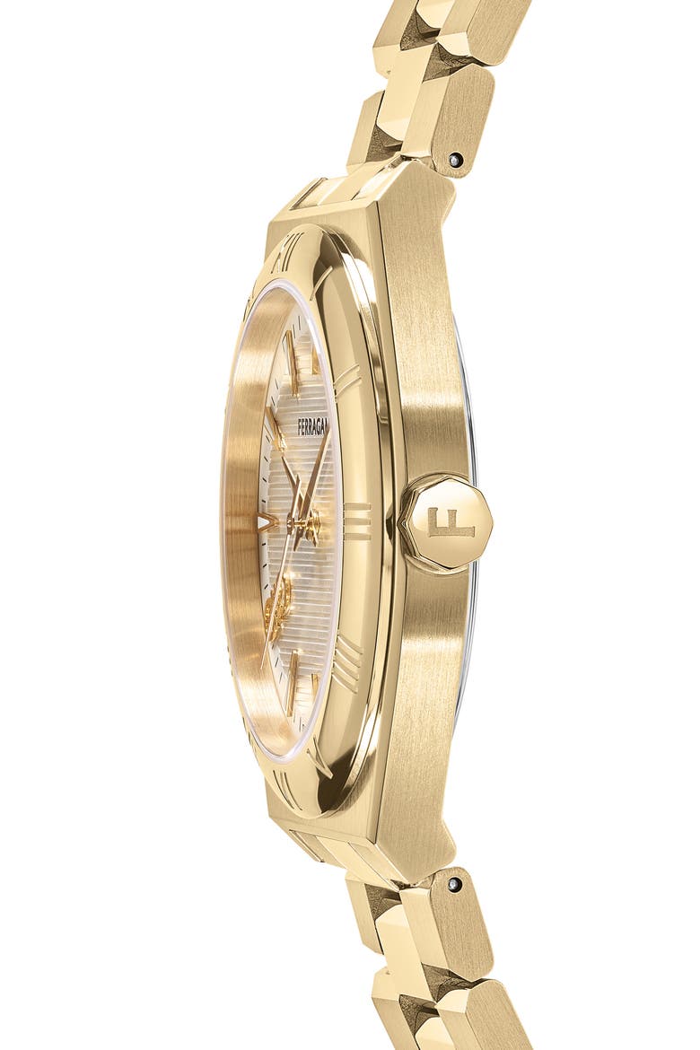Vega Upper East Bracelet Watch, 40mm, Alternate, color, IP YELLOW GOLD