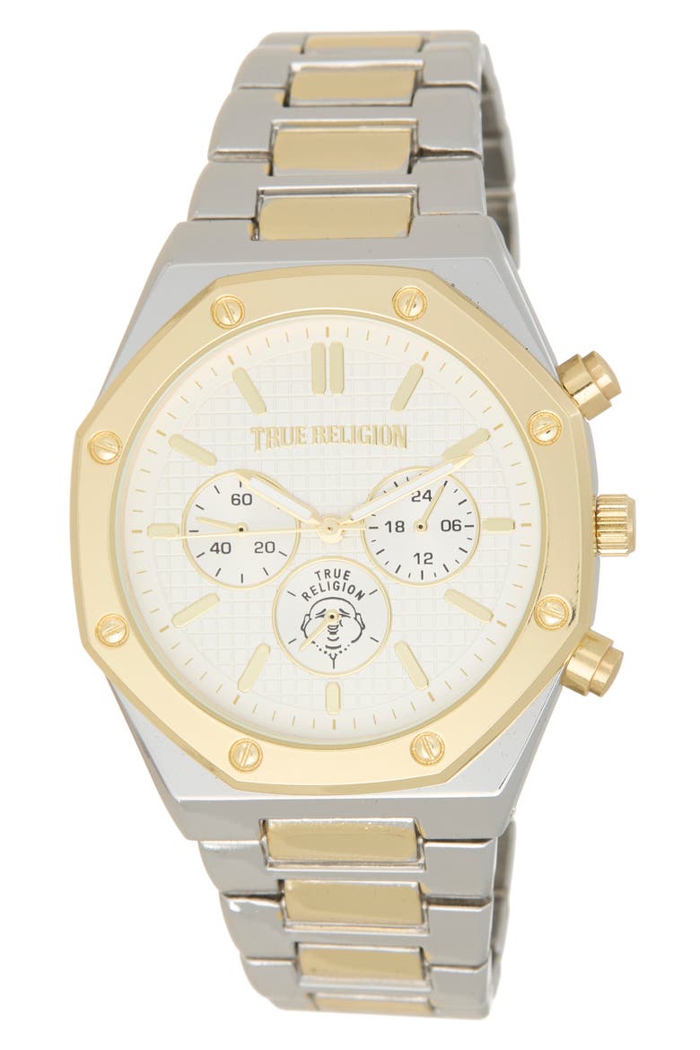 Chronograph Bracelet Watch, 42mm, Main, color, TWOTONE