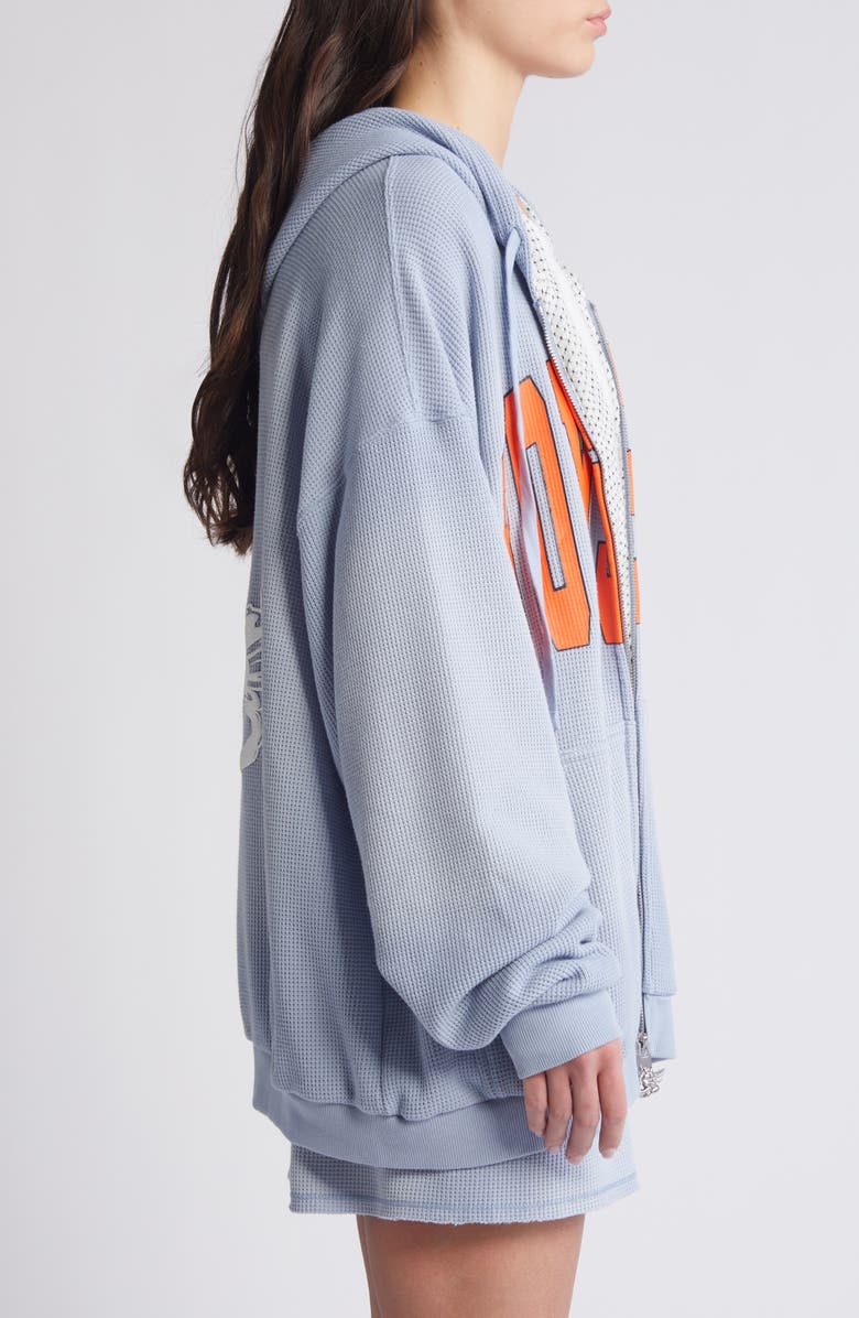 BOYS LIE Fool Me Once Harley Front Zip Hoodie, Alternate, color, 