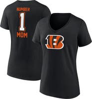 FANATICS Women's Fanatics Branded Black Cincinnati Bengals Mother's Day V-Neck T-Shirt