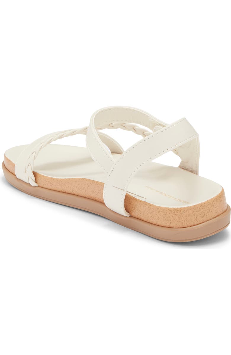 Project Cloud Kids' Leap Strappy Sandal, Alternate, color, White