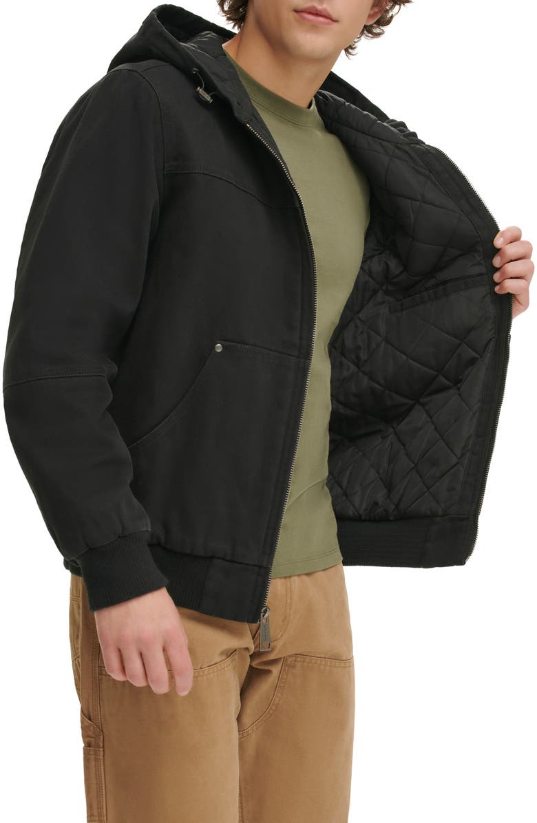 Levi's Workwear Hooded Bomber, Alternate, color,